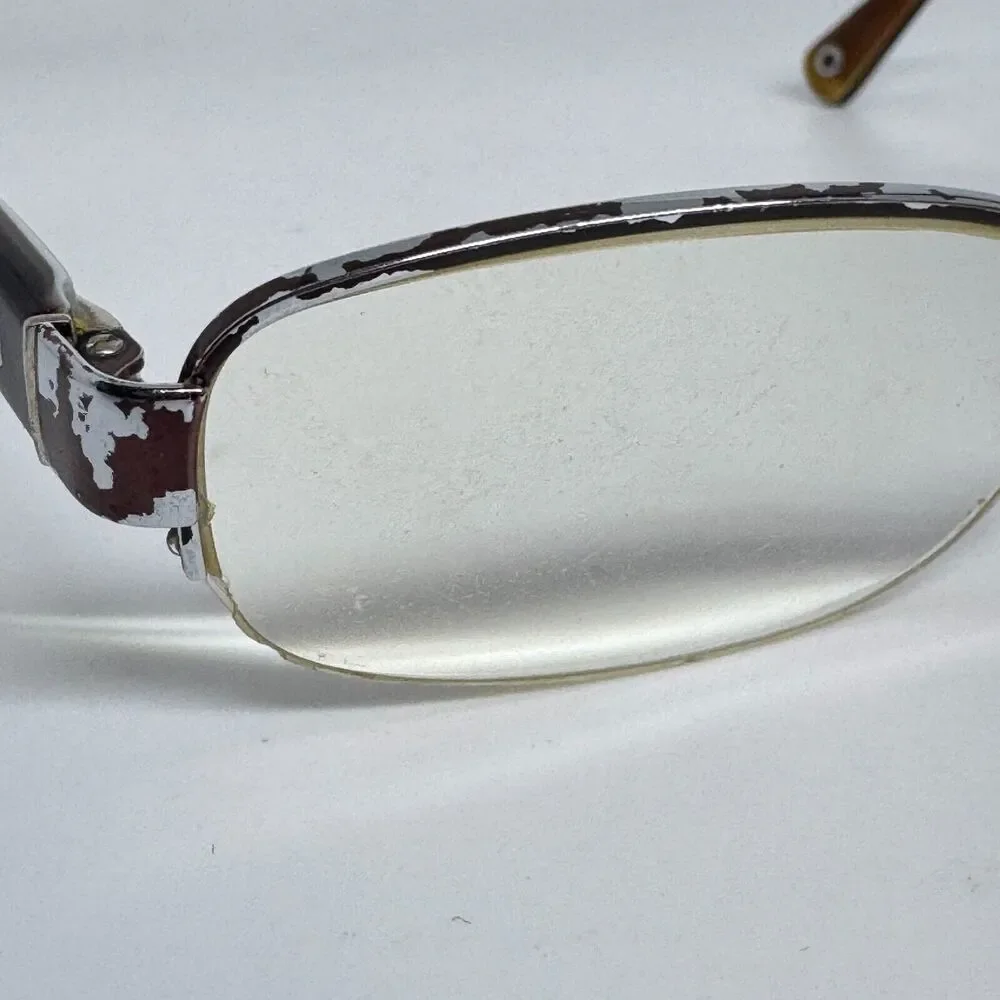 Coach HC‎ 5004 Bettie 9032 Purple 51-16-135 Half Rim Eyeglasses Womens H15982